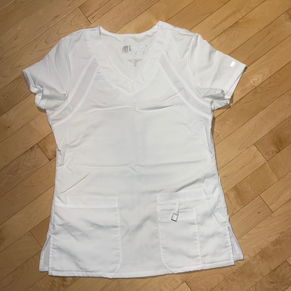 Greys anatomy scrub top XS